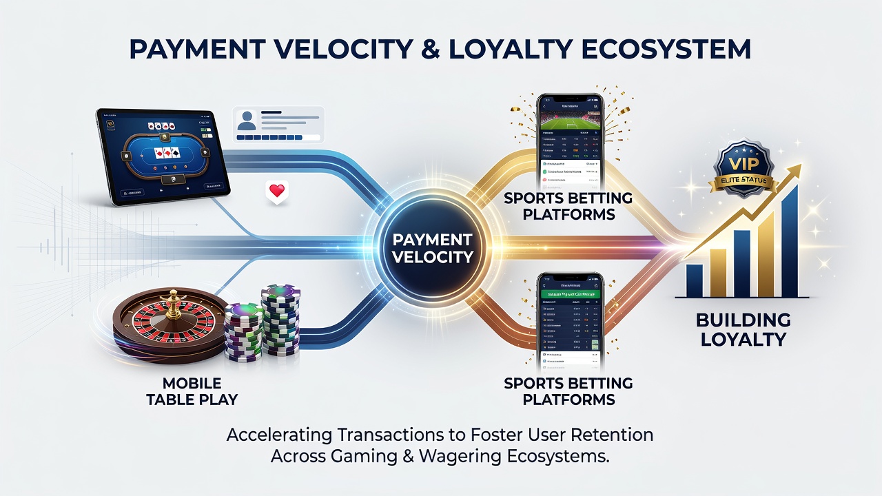 Illustration der Integration von Sportwetten und mobilen Zahlungssystemen
