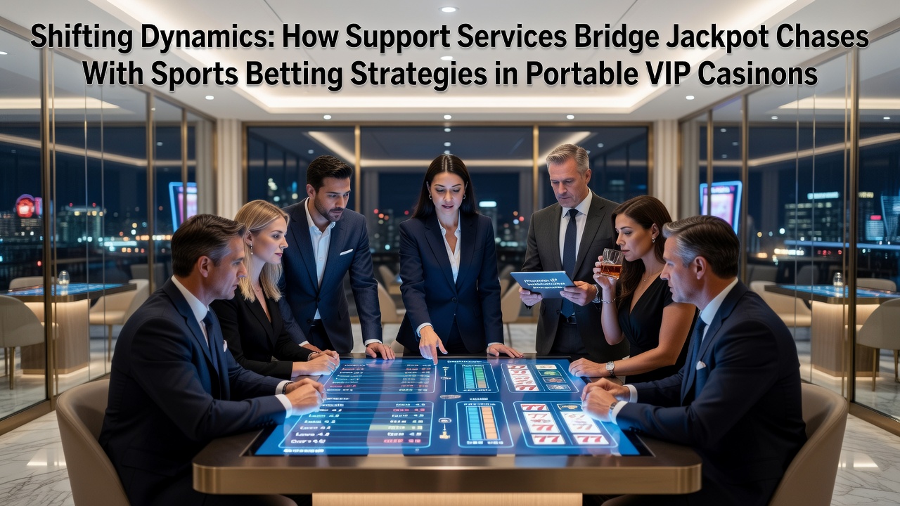 Mobile VIP-Kasino-Schnittstelle mit Support-Integration für Jackpots und Sportwetten