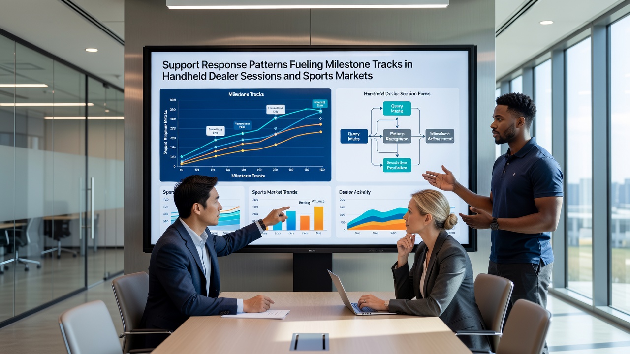 Support response patterns in mobile dealer sessions and sports markets