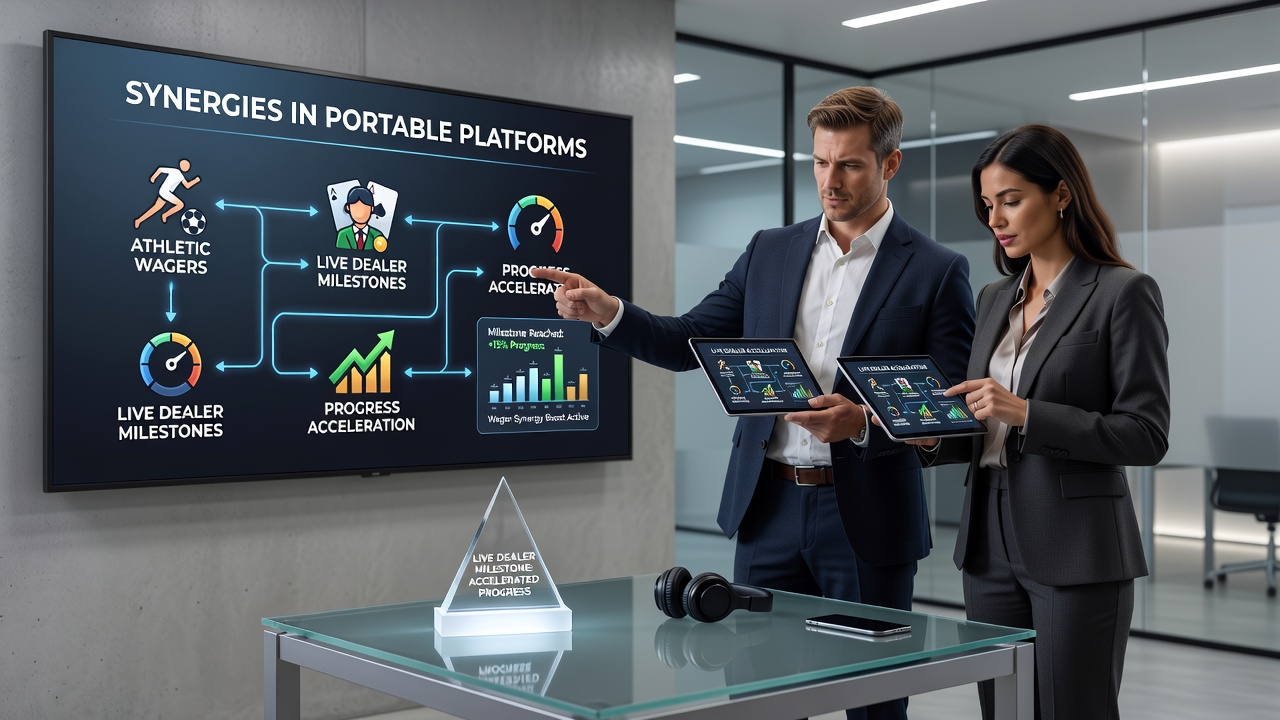 Fortschrittsanzeigen in mobilen Apps verknüpfen Sportwetten mit Live-Dealer- und Jackpot-Meilensteinen